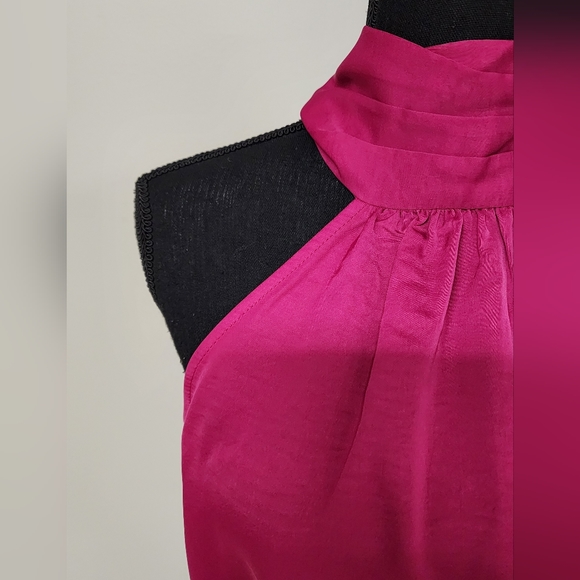 🔥NWT🔥SZ XSMALL Women's Satin Halter Top - A New Day - Picture 5 of 9